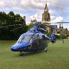 Helicopter at a private site Birmingham